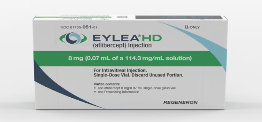 Regeneron announces US FDA approves Eylea HD injection 8 mg to treat wet AMD, DME and diabetic retinopathy