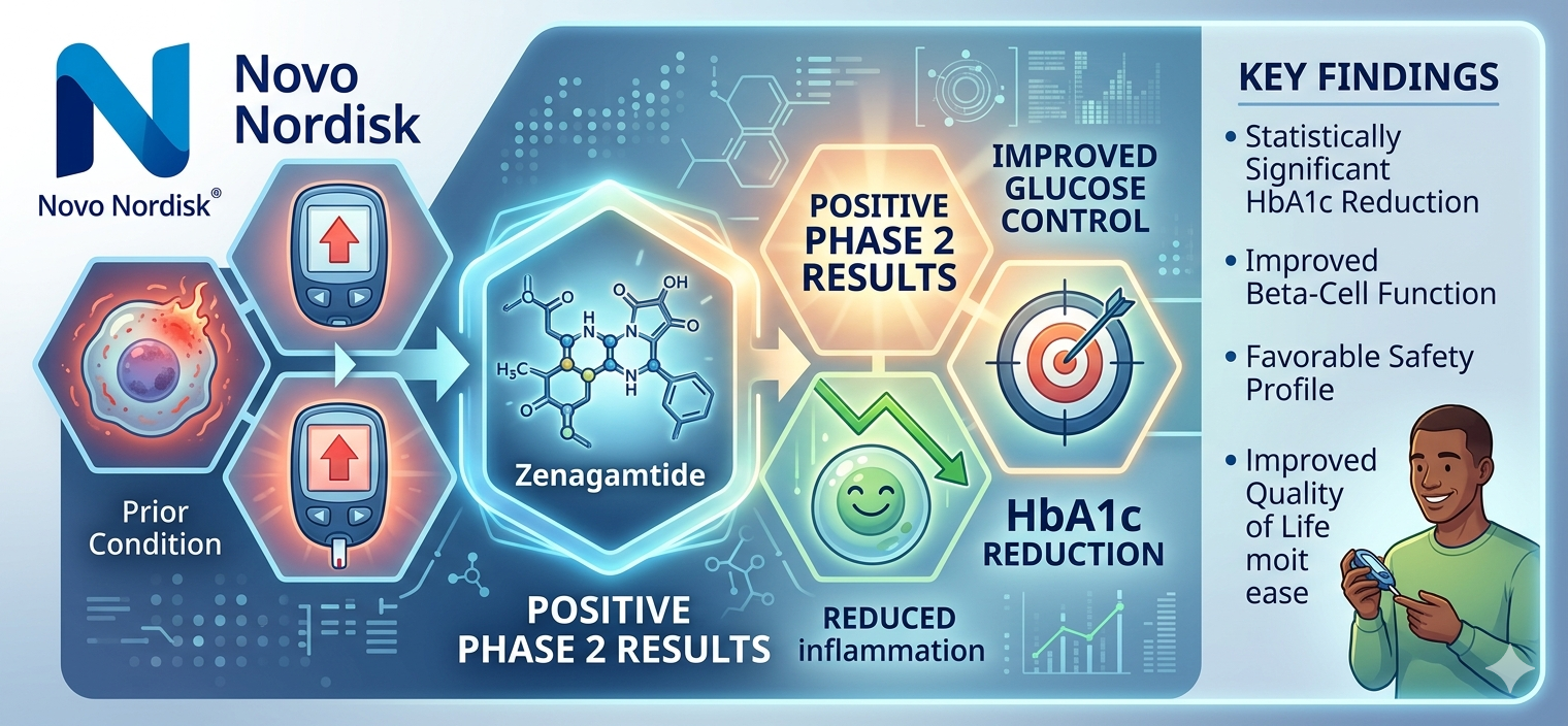 Novo Nordisk Reports Positive Phase 2 Results for Zenagamt..