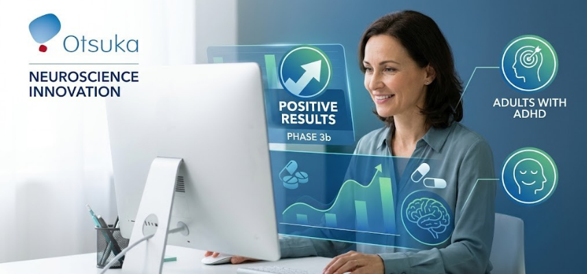 Otsuka Reports Positive Phase 3b Results for Centanafadine..